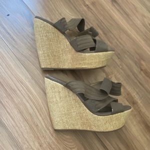 BCBG Platform Sandal Heels